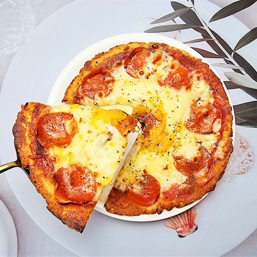 노밀가루 다이어트 저당 1인 페퍼로니 피자🍕 | 아이디어스 노밀가루 다이어트 저당 1인 페퍼로니 피자🍕
