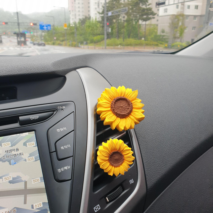 해바라기석고방향제 🌻/주차번호판 | 아이디어스