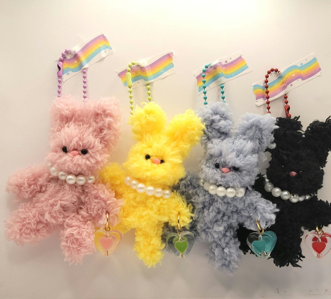 Bitter Rabbit Keychain Luxurious rabbit keychain | idus