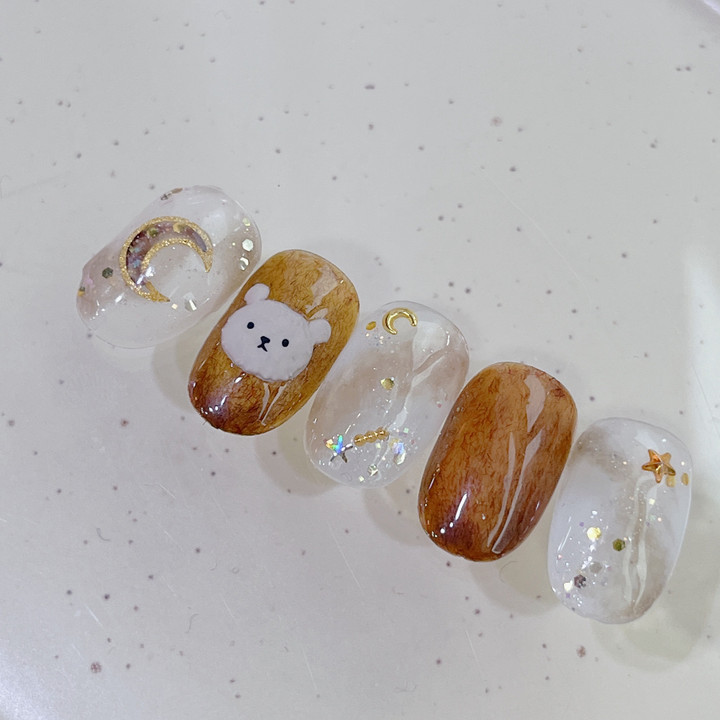 곰 모양만 무광입니다. 유광 원하실 경우 요청 남겨주세요! :)