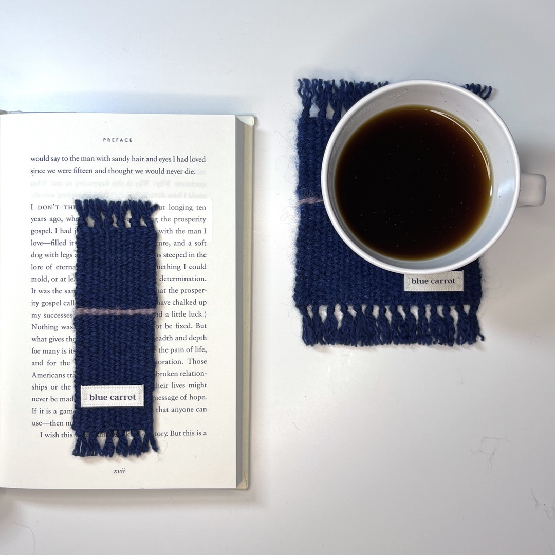 [Gift Set] Pause Line Bookmark & Coaster Set | idus