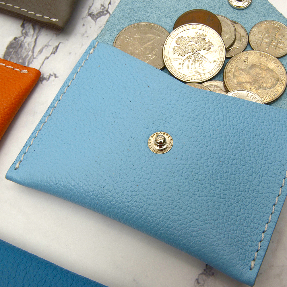 가죽 동전지갑 파우치형 코인케이스 여행준비물 커플지갑 | 아이디어스