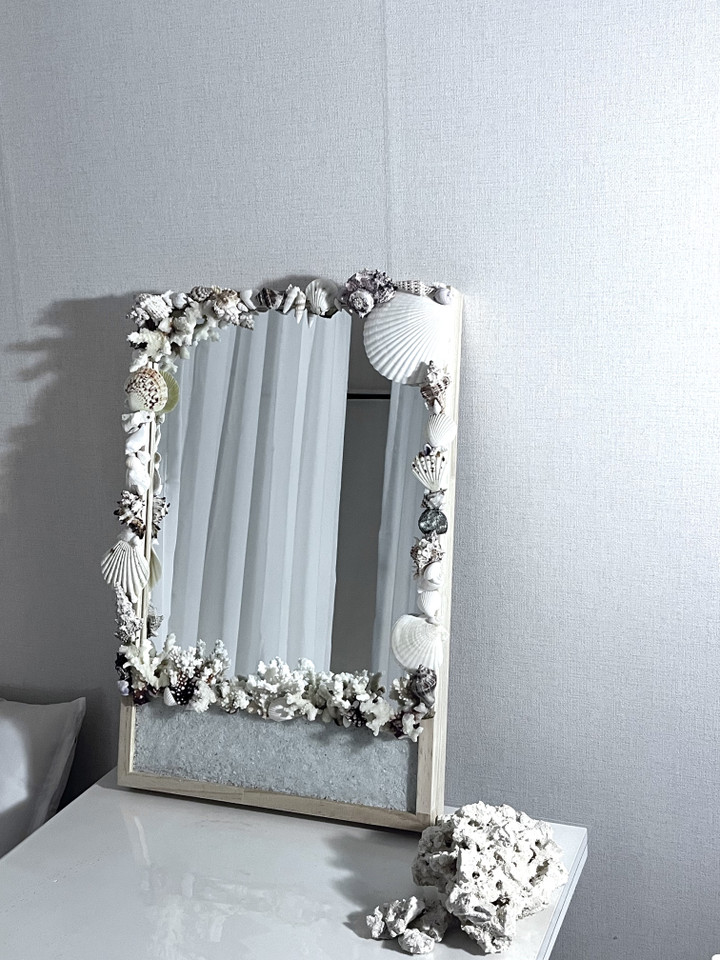 Coral reef mirror wood 아이디어스