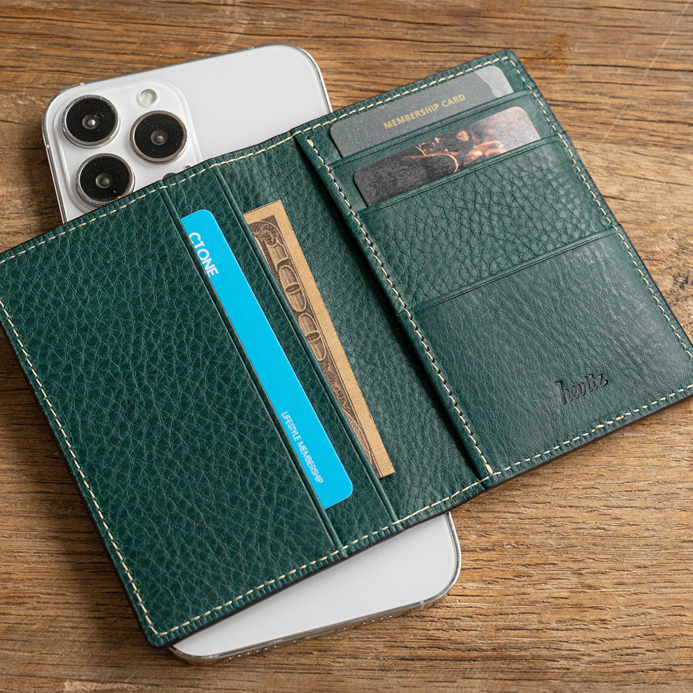 현대 스마트 카드 가죽 지갑 키홀더 | 아이디어스