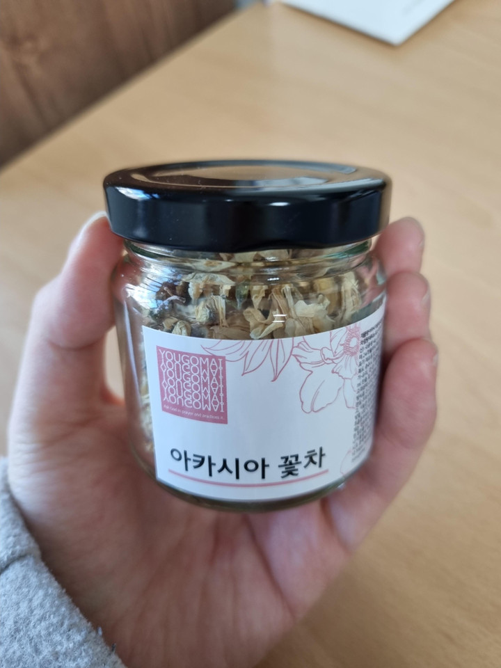[유고마이]차로 마시는 꽃🌸아카시아 꽃차🌸꽃라떼증정 | 아이디어스... 수제 먹거리 [유고마이]차로 마시는 꽃🌸아카시아 꽃차🌸꽃라떼증정
