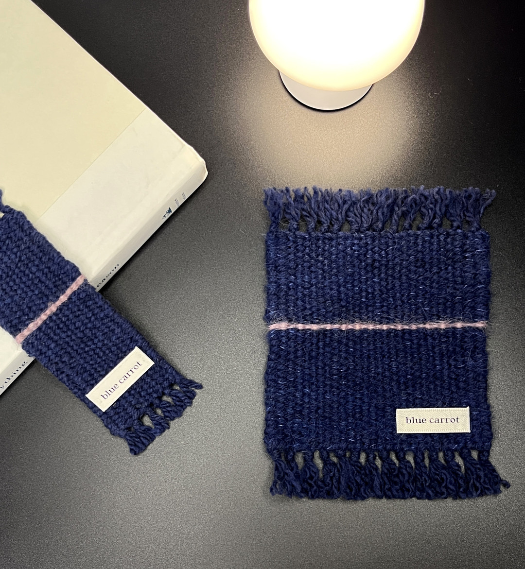 [Gift Set] Pause Line Bookmark & Coaster Set | idus