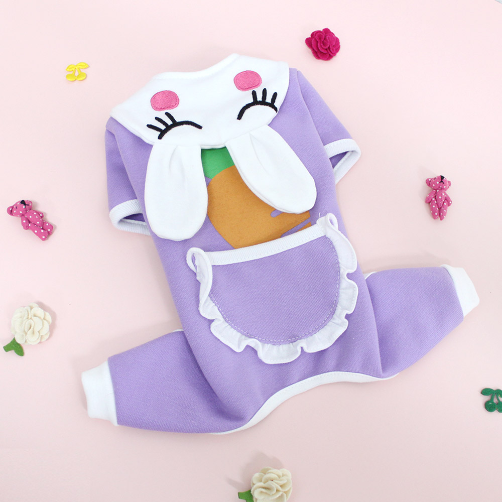 Off Rabbit Clothes sleeping rabbit puppy clothes/ Pet Clothes//Cat Clothes (DoongeStory ...