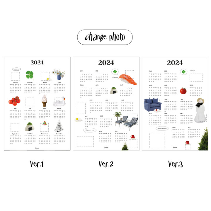 2024 Custom Calendar 커스텀 달력 아이디어스