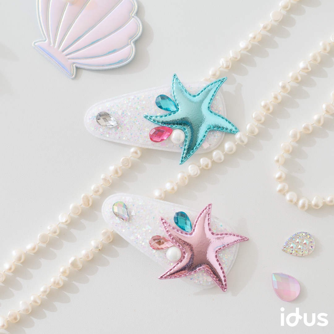 The Little Mermaid Hair Clips