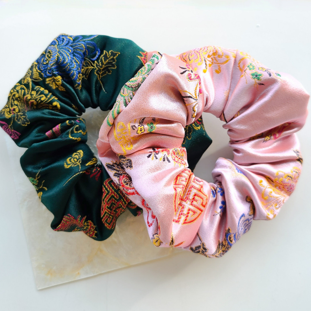 Bamhaneul(Night Sky) Hanbok Scrunchie