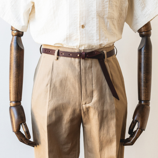 BUTTON STUD LEATHER BELT (BGD) 아이디어스 핸드메이드, 수공예, 수제 먹거리