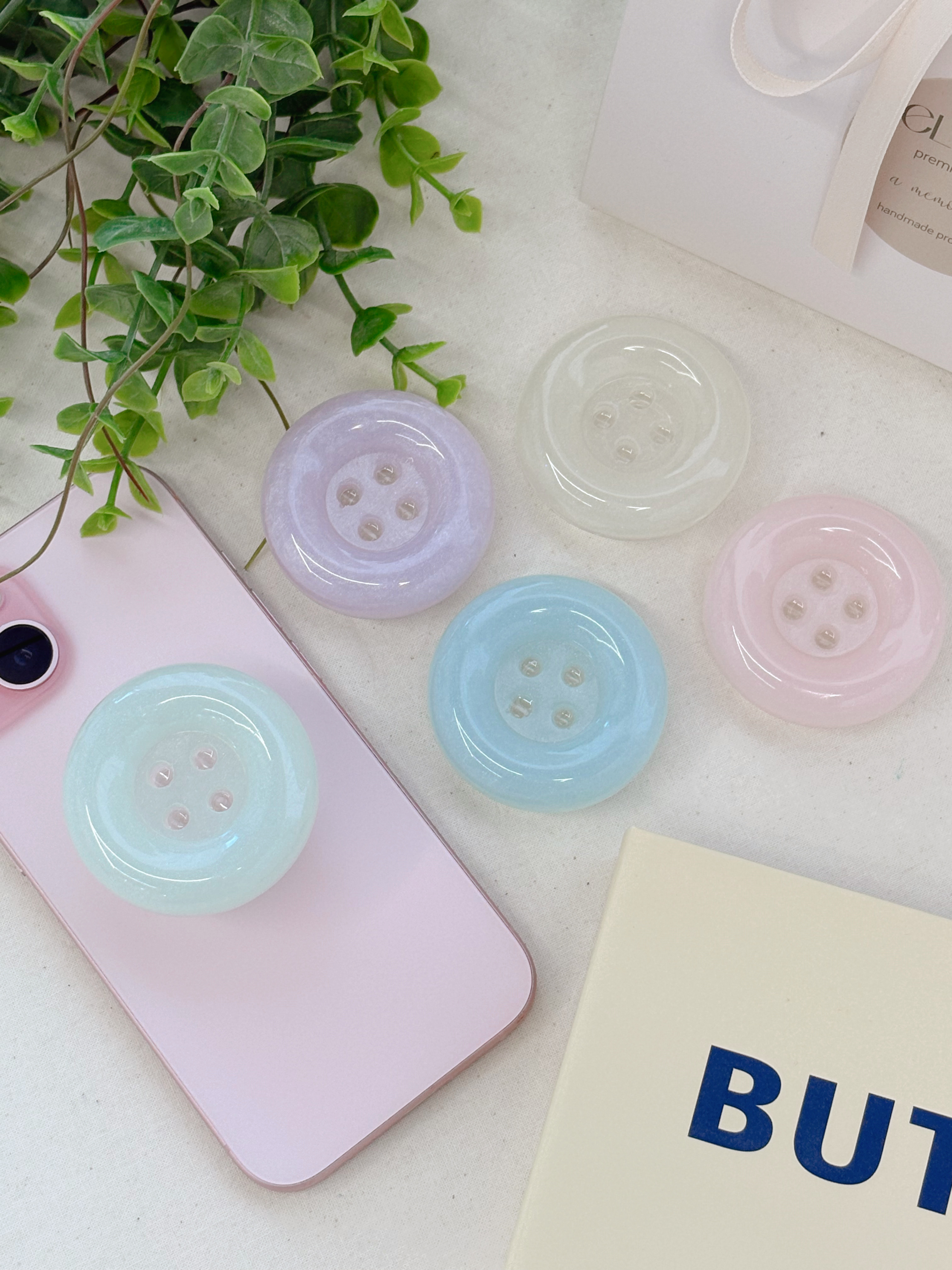 🌼무료포장🌼영롱함을 담은 동글 단추 스마트톡 | 아이디어스