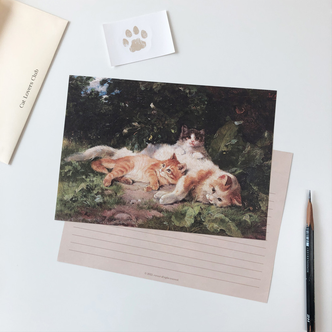 Cat Lovers Club Letter Set