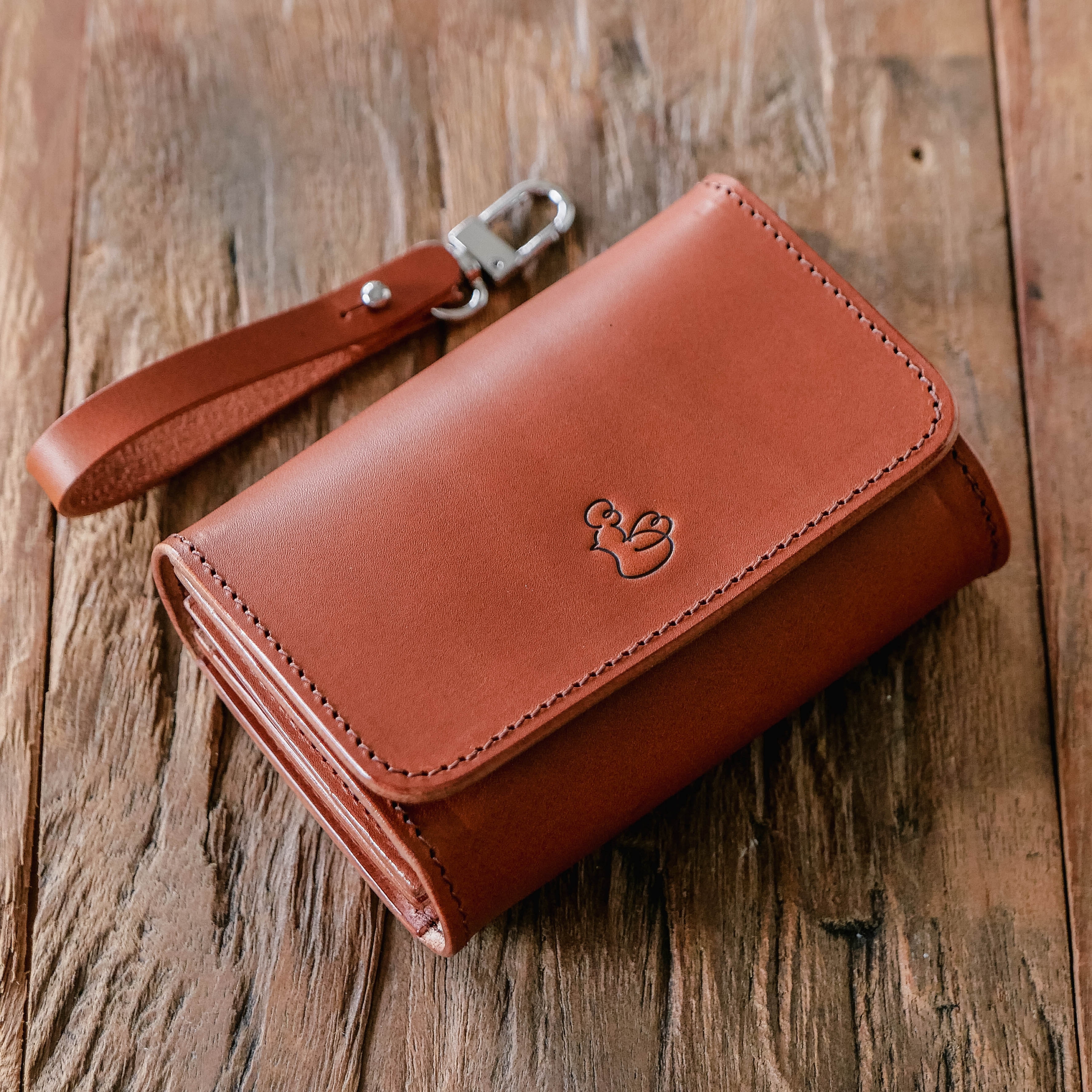 무료각인]이태리소가죽 otp카드지퍼반지갑 | 아이디어스