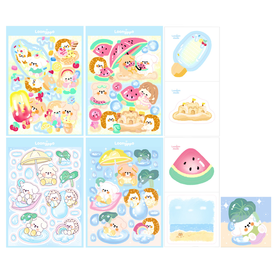 Summer Water sticker pack | idus