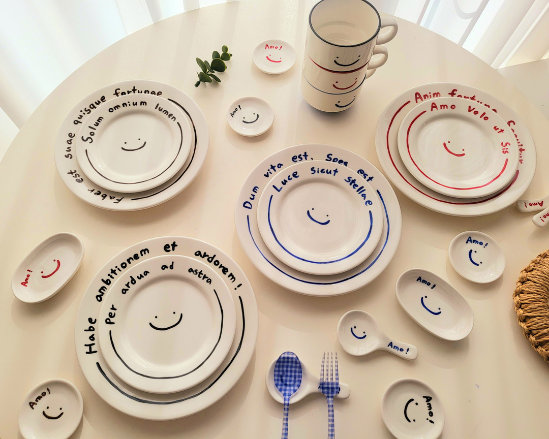 [New] Smile Plating Plate (Choose 6-inch or 8-inch) | idus